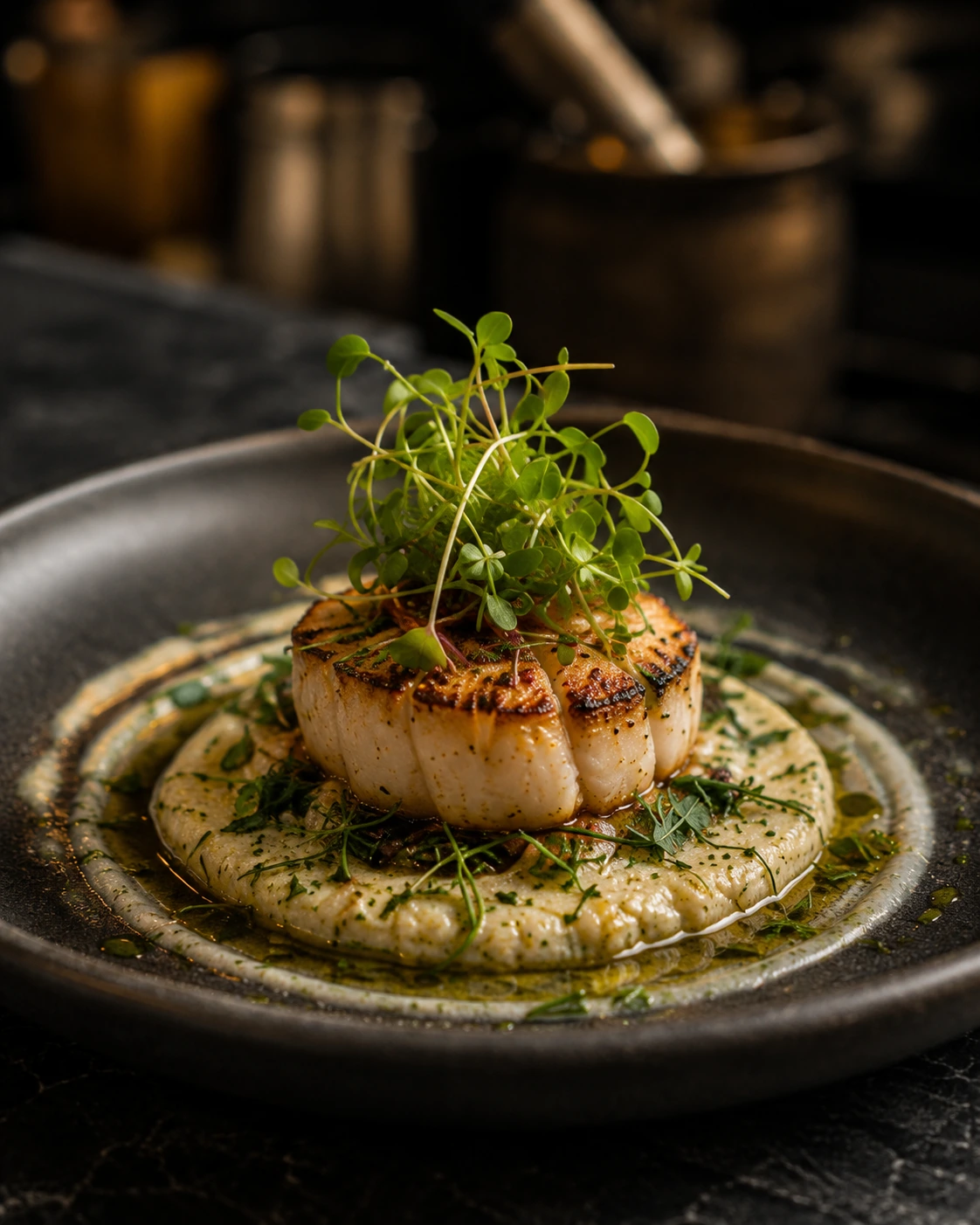 Seared scallop